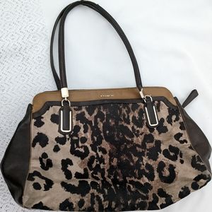 Leopard Cheetah Print COACH bag Purse